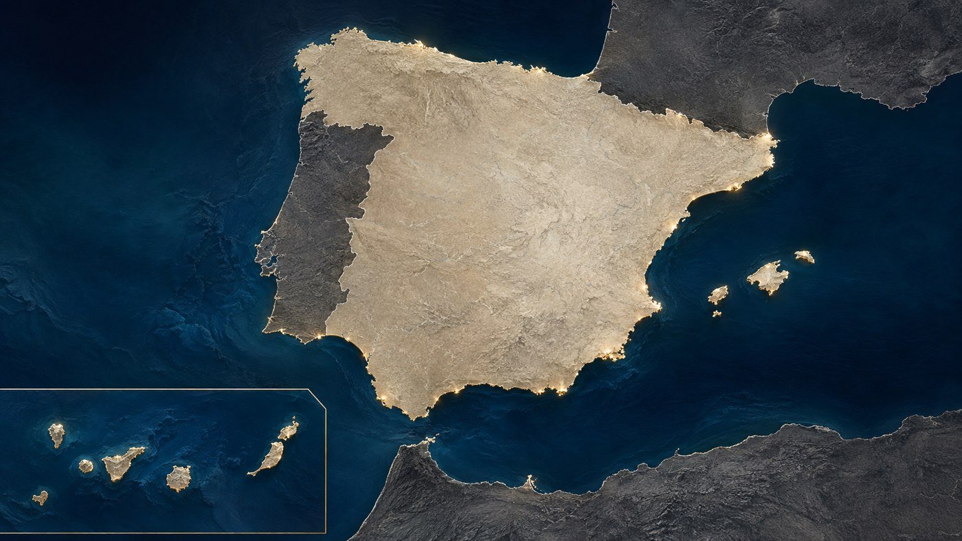 Boat transport by road coverage in Spain
